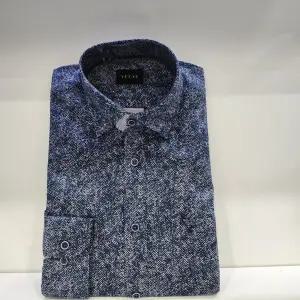 [예작] YJ1WBR744 헤링본 프린트 면레이온 스냅버튼 기모 긴팔남방셔츠 일반핏