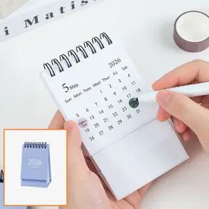 2026년 탁상달력 6색상 미니 캘린더 책상용 스케줄러 사무실 학교 학생 선물용