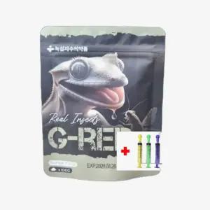 지렙 슈퍼푸드 인섹트 주사기포함 G-rep 게코 크레 레오파드 비어디 파충류 사료 밥 먹이
