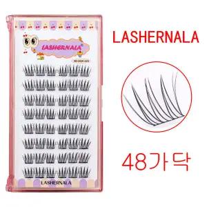 1+1 Lashernala 속눈썹나라 96가닥 속눈썹연장 노글루속눈썹 눈썹연장 가닥속눈썹 고양이 아이 아이돌