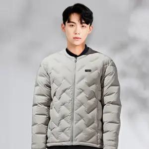 PGR골프 파크골프웨어 남성 덕다운 경량 패딩자켓 GW-338 자카드 다운자켓