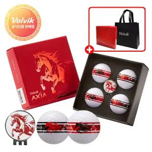 볼빅 2026년 적마 4구 골프공 볼마커 선물세트