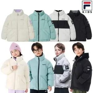 [휠라키즈](대전신세계)단독 특가 로고 포인트 반넥 숏다운 (FK2DJG4204X)