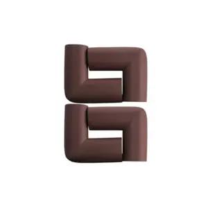 아트사인)ㄱ형코너보호대(중)브라운 55X559T 4개입)/코너/보호대/모서리/보호/몰딩/안전/가드/보호캡/책상