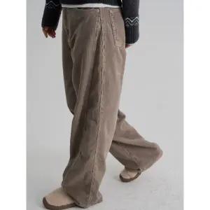 [에잇세컨즈] 피그먼트 코듀로이 와이드 팬츠  베이지 (355Y21LPKA)