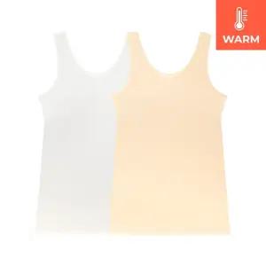 수아팜 주니어 에어웜 런닝브라 2매 세트_아이보리,스킨