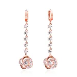 [굿야드] 14K 글램로즈 귀걸이 (Gold-pin)