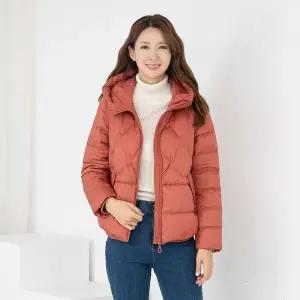 [모슬린]엄마옷 후드 오리털 패딩 점퍼 510FGH078 마담중년여성빅사이즈50대60대