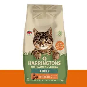 영국 해링턴 펫푸드 고양이 기호성 1군 코박 사료 컴플리트 드라이 어덜트 캣 닭고기 2kg