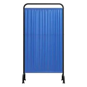 요양원 파티션 이동식 블루 가림막 가벽 칸막이 파란색 천 - 병원 가리개 화