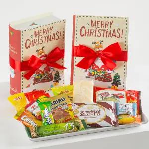 스토리북 상자 크리스마스 과자 선물세트 간식꾸러미