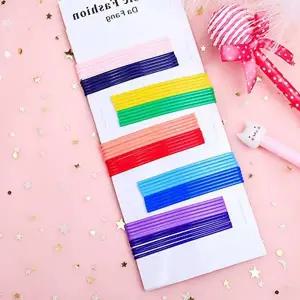 [골드스마일]고정 핀 여자 미니핀 헤어악세사리 컬러 앞 비비드 실핀 헤어 실삔