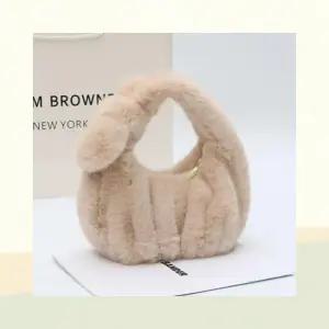 토트백 지퍼 리본 숄더백 패션 여성 털장식 미니가방 크로스백