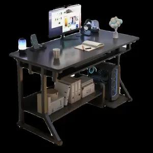 소형 컴퓨터 책상 탁자 블랙 싱글 데스크탑 700 화이트