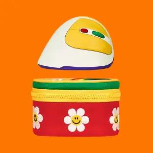 위글위글 X앱코 무선 인체공학 버티컬 마우스 - 아이보리