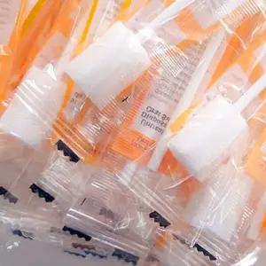 입속청결 매 노인 100개 면봉 구강케어 스펀지면봉 칫솔대용 양치 스폰지 칫솔대체 가글 구취 구강청결 스펀지 일회용