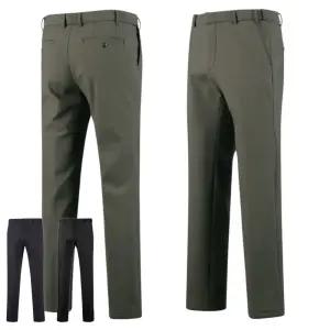 빅사이즈 베이직 무지 남성 기모 골프바지 육십대 출근룩 캐주얼 깔끔