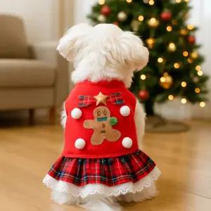 헤이레나 펫 강아지 애견 크리스마스 드레스 시리즈2 고양이 겨울 반려 파