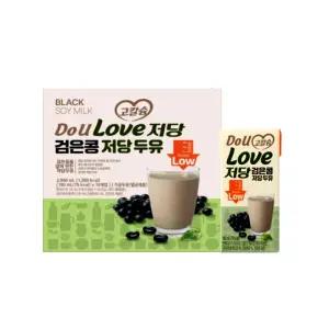 빙그레 두유러브 저당 검은콩 저당두유 190ml(16개입) 4박스/총64개입/무료배송