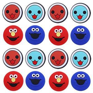 닌텐도 스위치 조이 엄지 4pcs 패드 그립 케이스에 대 실리콘 한 캡 부드러운 컨트롤러 콘솔 콘 라이트 조이스틱 모자 게임 스틱