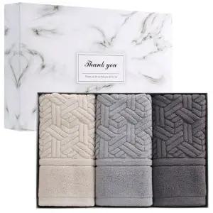 어반 호텔식 면 발매트 3P 선물세트 북유럽 화장실 주방 발수건