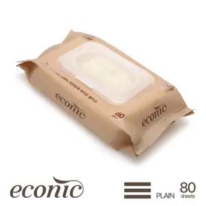 에코닉 브라운 40gsm 레이온100% 생분해원단 캡형 80매