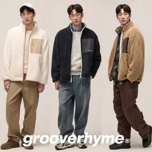 [그루브라임] 남성 본딩 플리스 하이넥 점퍼 1종