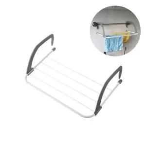 후크 걸이형 미니 건조대 행거 빨래걸이 수건 타올 행주 양말 무타공 접이식