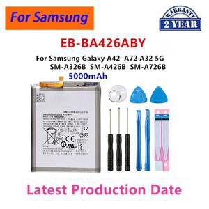 삼성 호환 갤럭시 호환 A42 A72 A32 5G 휴대폰 핸드폰용 EB-BA426ABY 하이 퀄리티 교체 배터리 5000mAh