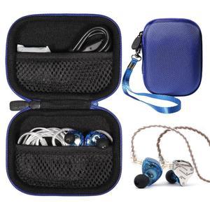 CASESACK KZ ZS10 PRO 케이스 LINSOUL 4BA 1DD 드라이버 인이어 모니터 HIFI 메탈 이어폰 블루 DS 6A