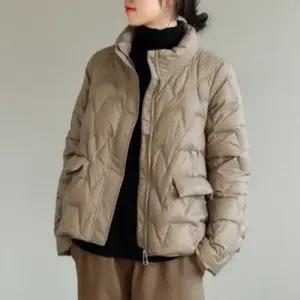 여성 겨울 데일리 퀼팅 경량 얇은 덕다운 점퍼 패딩 WFKNART