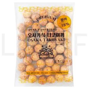 지엔씨푸드 오사카식 타코야끼 문어 18% 50입 (냉동) 1kg 1개