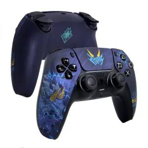 듀얼센스엣지 MH 포일 스탬핑 PS5 쉘 페이스 커버터치패드 듀얼센스 용 BDM-010~050 교체용