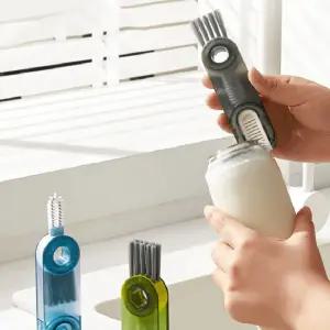 텀블러브러쉬 틈새 컵 물병 젖병 청소 브러쉬/뚜껑틈새/다양한/실리콘/얼룩제거/컵자국/감자칼/U자형/오염