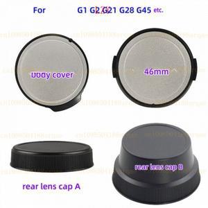 카메라 바디 커버 후면 렌즈 캡 전면 46mm 콘탁스 G1 G2 G45용
