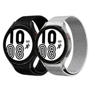 갤럭시워치7 6 5 4 클래식 프로 날개형 밀레니즈루프 메쉬메탈 마그네틱 자석 밴드 스트랩 시계줄