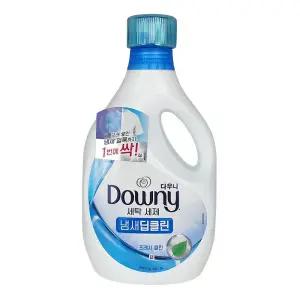 다우니 세탁세제 냄새딥클린 프레시클린 1.9L/건조/세탁/세제/빨래/중성/피지/드럼용/물세제/딥클린/실내