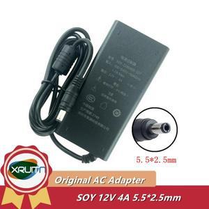 호환 SOY SOY-1200400-327 12V 4A 48W AC DC 어댑터 충전기 HKC 모니터 전원 공급 장치 SUN-1200400