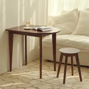 [동서가구] 모먼트 원목 반원 식탁 테이블 800 DF927245