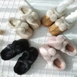 [바닐라슈] 버블리 초경량 방울 퍼 슬리퍼(3cm)