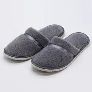 모던 라인 극세사 호텔 슬리퍼 아이보리