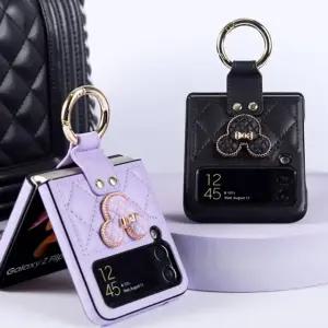 갤럭시Z플립 4 3 로빈 미키 골드링 퀼팅 범퍼케이스 제트플립 3케이스 4케이스 지플립 Z플립