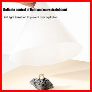 원추형 디퓨저 사진 소품, 라이트 소프트 박스, 휴대용 조립 쥬얼리 제품, 스포트라이트 스튜디오 키트