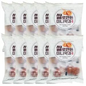 쌀로만든 미니약과 120g 10개