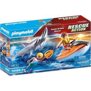 플레이모빌 상어 공격 70489 구명 보트