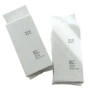 변기 안막히는 물에 잘 녹는 뽑아쓰는 백만봉화장지 8팩(2400매), 12팩(3600매) 3겹 천연펄프 휴지