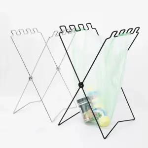 캠핑용품 접이식 쓰레기봉투 걸이 20L LS480 블랙/봉지걸이/쓰레기봉투걸이/봉투거치대/비닐봉투거치대/봉