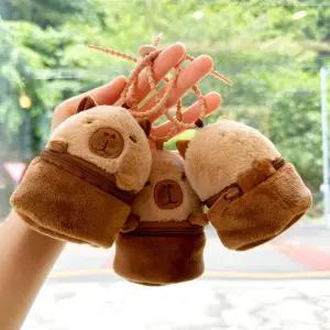 (별별창고)G 잠자는 카피바라 동전지갑 코인 케이스 /동전주머니/포켓용/휴대용/소품보관/코인파우치/어린