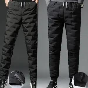 남자 조거 바지 기모 밴딩 겨울 남자 패딩 슬랙스 방한 트레이닝 방수 방풍 일자 등산 골프