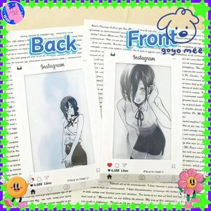 수집용 프리미엄 체인소 맨 렌티큘러 카드 레제 덴지 마키마 3D 방수 메탈 스티커 크리스마스 할로윈 선물